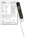 Indstikstermometer PCE-IR 100-ICA inkl. ISO kalibreringscertifikat