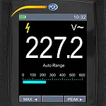 Digital multimeter display