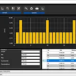 Tykkelsesmåler Ultrasonic Echo PCE-TG 300-HT5 Software