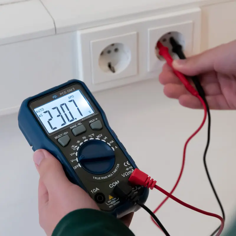 Mess Pruftechnik Digital Multimeter Pce Dm 5 Mit Thermoelementen Typ K Von Pce Instruments Messgerate Detektoren