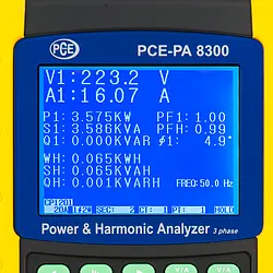 HVAC Messgerät Display