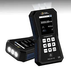 Laser- Laser-Messgerät PCE-LES 103 mit 3 High Power LEDs