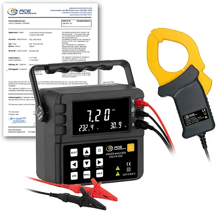 Netzanalysator / Netzanalysegerät PCE-PA 7200-ICA