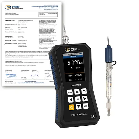 pH-Tester / pH-Messgerät PCE-PH 228LAB-LC-ICA