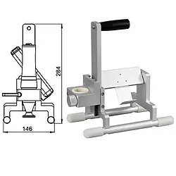 Skizze vom Teststand