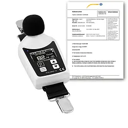 Schallmessumformer PCE-MND 10-ICA inkl. ISO-Kalibrierzertifikat