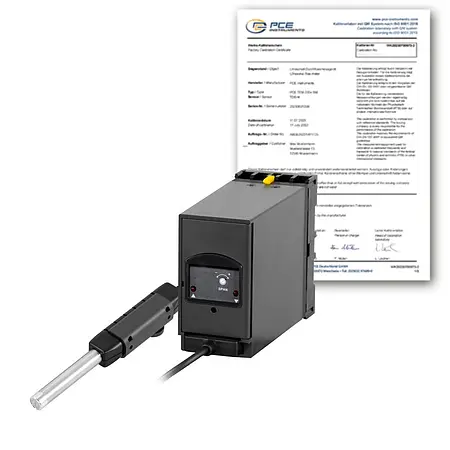 Schallsensor PCE-SLT-TRM-24V-ICA inkl. ISO-Kalibrierzertifikat