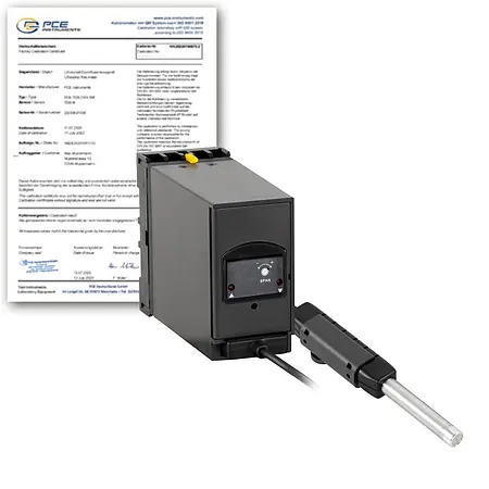 Schallsensor PCE-SLT-TRM-ICA inkl. ISO-Kalibrierzertifikat