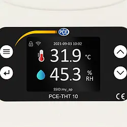 Temperatur-Datenlogger Display