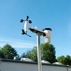 Windmesser mit Außensensor Anwendung