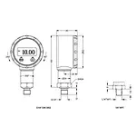 Abmessungen Drucksensor PCE-DMM 10