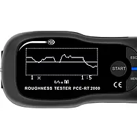 Rauhigkeitsmessgerät PCE-RT 2000 Display