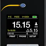 Ultraschallmessgerät PCE-TG 300 Display