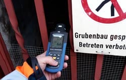 Geigerteller PCE-RAM 10 in gebruik