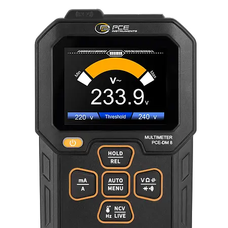 Digitale multimeter Display