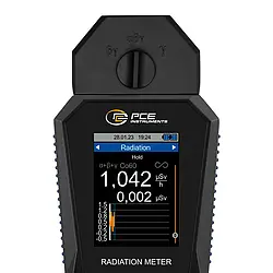 Radioactiviteitsmeter Display