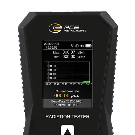 Stralingsmeter Display