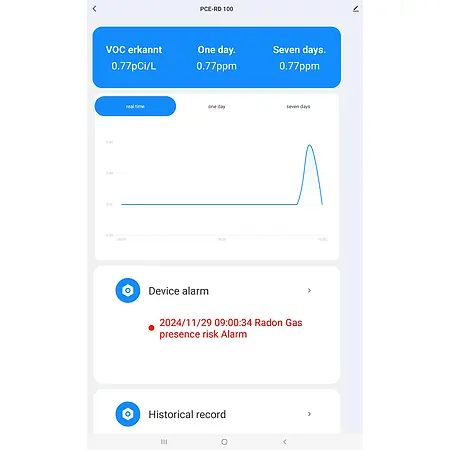 Stralingsmeter Screenshot