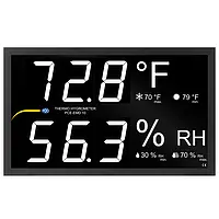 Voorkant thermo hygrometer 