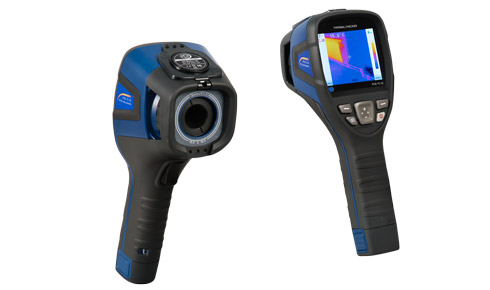 Visual control by thermal imager
