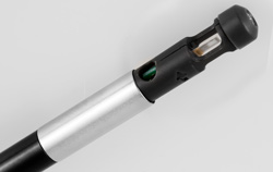 Sensor structure of the hot wire anemometer.