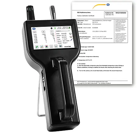 Aerosol particle counter PCE-PQC 10EU (ISO 21501-4)