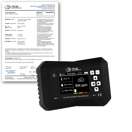 CO2 Analyser / CO2 Monitor PCE-AQD 50A-ICA