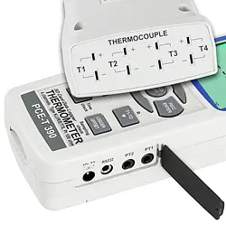 Contact Thermometer PCE-T390 connections