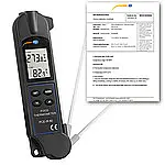 Digital thermometer PCE-IR 80-ICA Incl. ISO Calibration Certificate