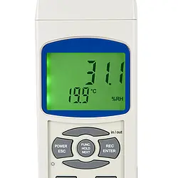 Heat Stress Meter PCE-WB 20SD Display