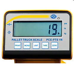 Heavy Duty Scale PCE-PTS 1N display