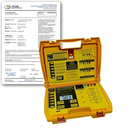 Microohm-Meter PCE-MO 3001-ICA incl. ISO-Calibration certificate