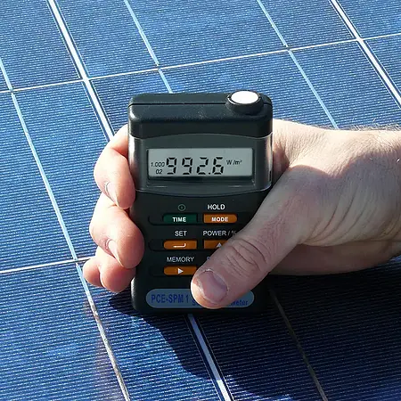 Photovoltaic TesterPCE-SPM 1 application