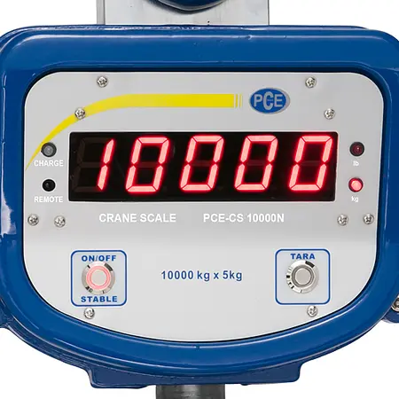 Suspended Scale PCE-CS 10000N display