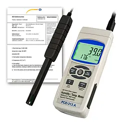 Temperature Data Logger PCE-313A-ICA incl. ISO Calibration Certificate