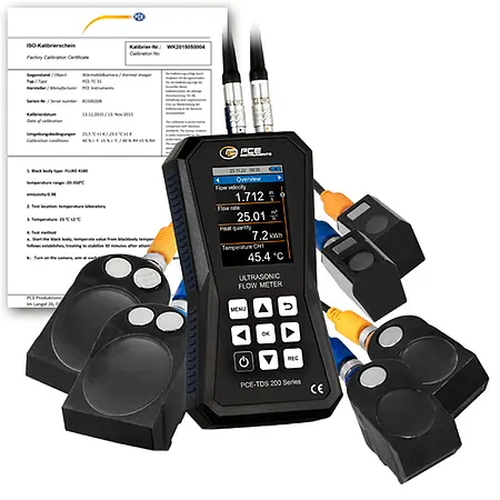 Ultrasonic testing device PCE-TDS 200 SML-ICA incl. ISO-Calibration Certificate