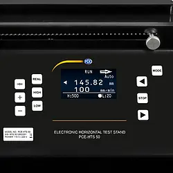 Universal Testing Machine display