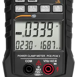 Voltmeter PCE-PCM 3 display