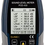 Class 1 Noise Meter PCE-430 - Display