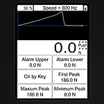 Force Gage PCE-DFG N 500 display