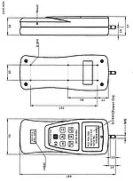 Force Gage PCE-PFG 200 dimensions