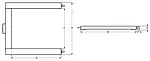 Technical Drawing Industrial Scale PCE-SD 1500U