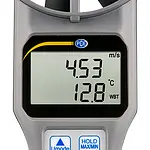 Multifunction Temperature Meter PCE-VA 20 display