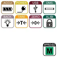 NTEP Certified Scale icons