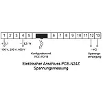 Anschluss PCE-N24Z Spannungsmessung