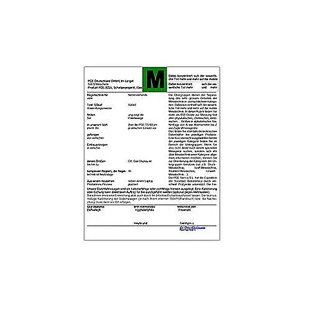 Certificado de calibración ISO para el PCE-DSO8060 