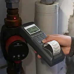 Medidor de temperatura sin contacto - Imagen de uso