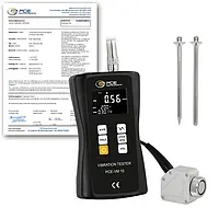 Acelerómetro para mantenimiento preventivo PCE-VM 10-ICA incl. certificado calibración ISO