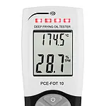 Medidor de temperatura del aceite para freír - Indicador LED rojo