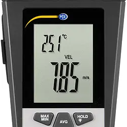 Air Flow Meter PCE-VA 11 display